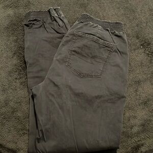 American Eagle Khakis Grey/Black